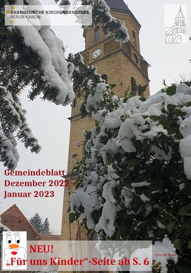 Gemeindeblatt Dezember 2022 - Januar 2023
